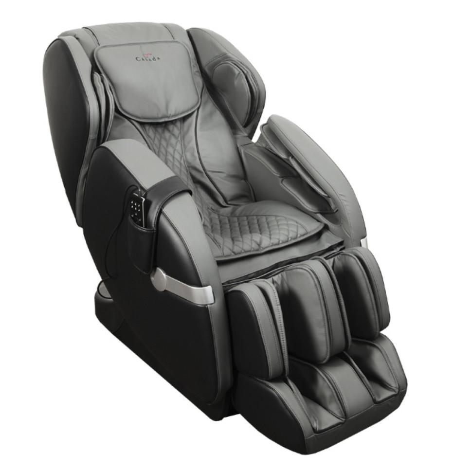 Массажное кресло Casada BetaSonic 2 Braintronics серо-черный
