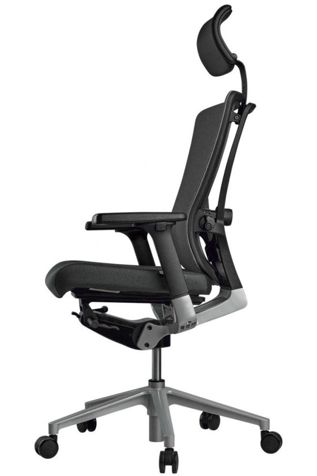 Кресло для офиса SCHAIRS AEON-М01S сетка / ткань, Цвет: серый