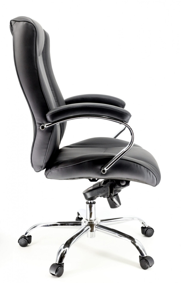 Кресло Everprof King LB M Экокожа Черный (EC-370 PU LB Black)