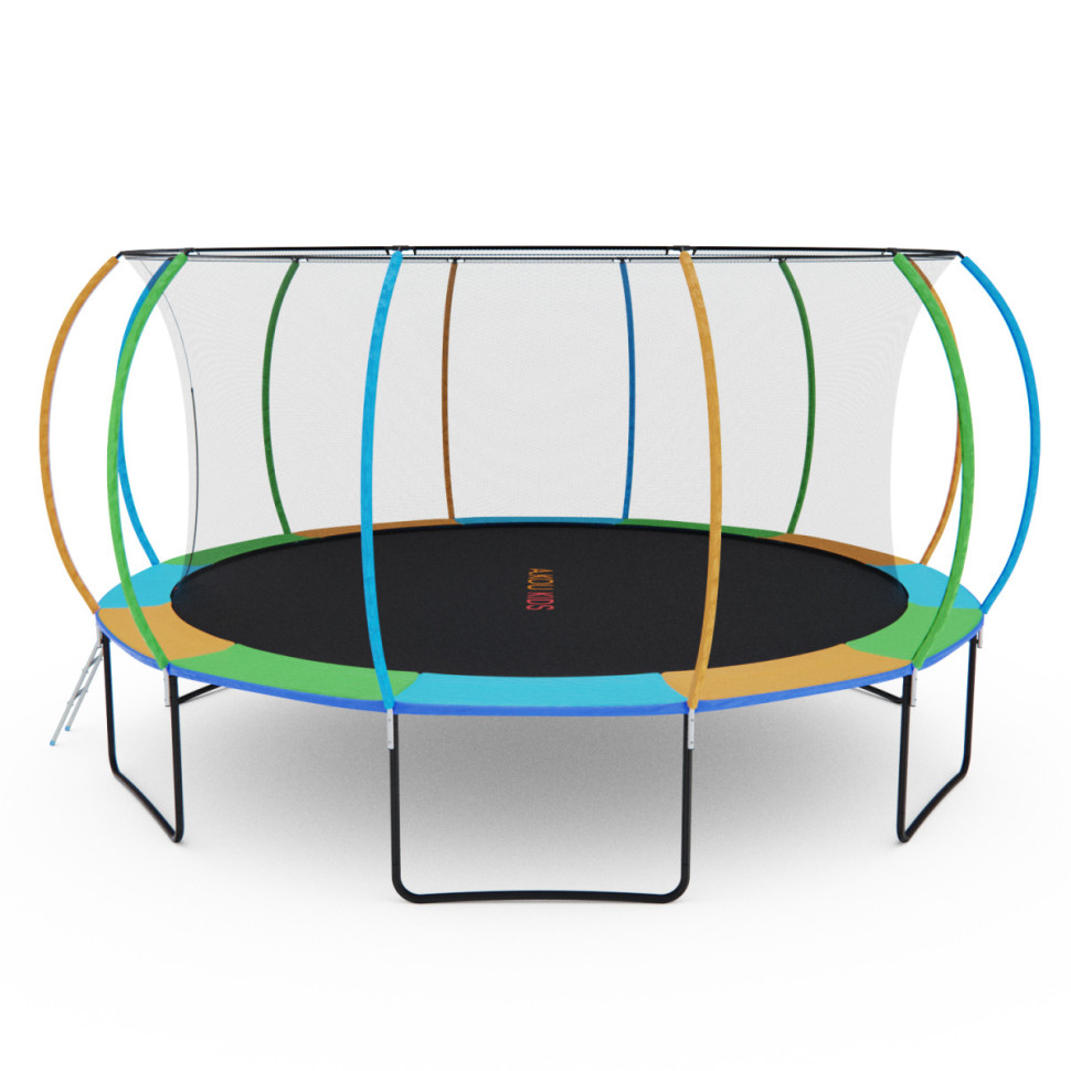 Батут с сеткой DFC A.KOU KIDS 16ft с лестницей