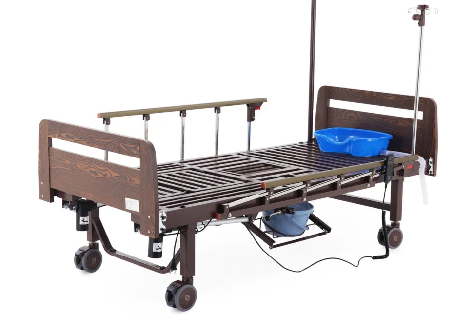 Кровать электр. Мед-Мос YG-2 (ME-2628H-02) ЛДСП Венге с матрасом