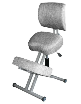 Стул коленный эргономичный &quot;ОЛИМП&quot; СК-2-2Г цвет белый (корпус белого цвета)