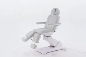 Педикюрное кресло электрическое MED-MOS ММКП-3 (КО-193Д) св.серый