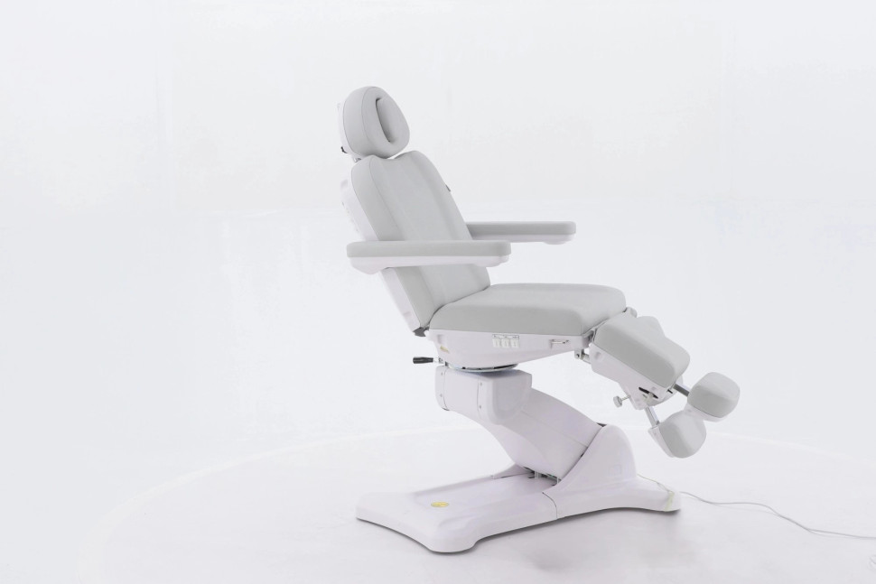 Педикюрное кресло электрическое MED-MOS ММКП-3 (КО-193Д) св.серый