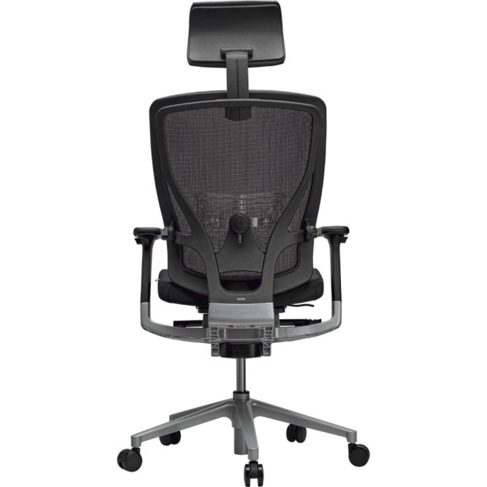 Кресло для офиса SCHAIRS AEON-М01S сетка / ткань, Цвет: чёрный