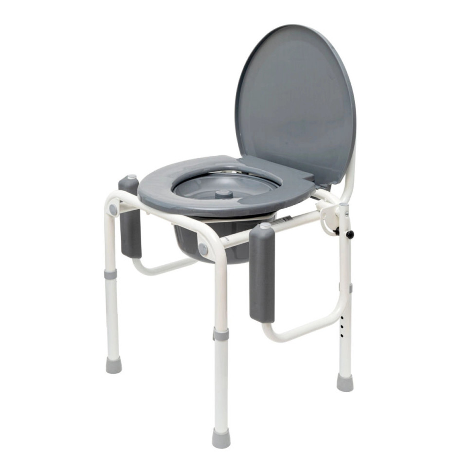 Кресло-туалет с откидными поручнями WC302