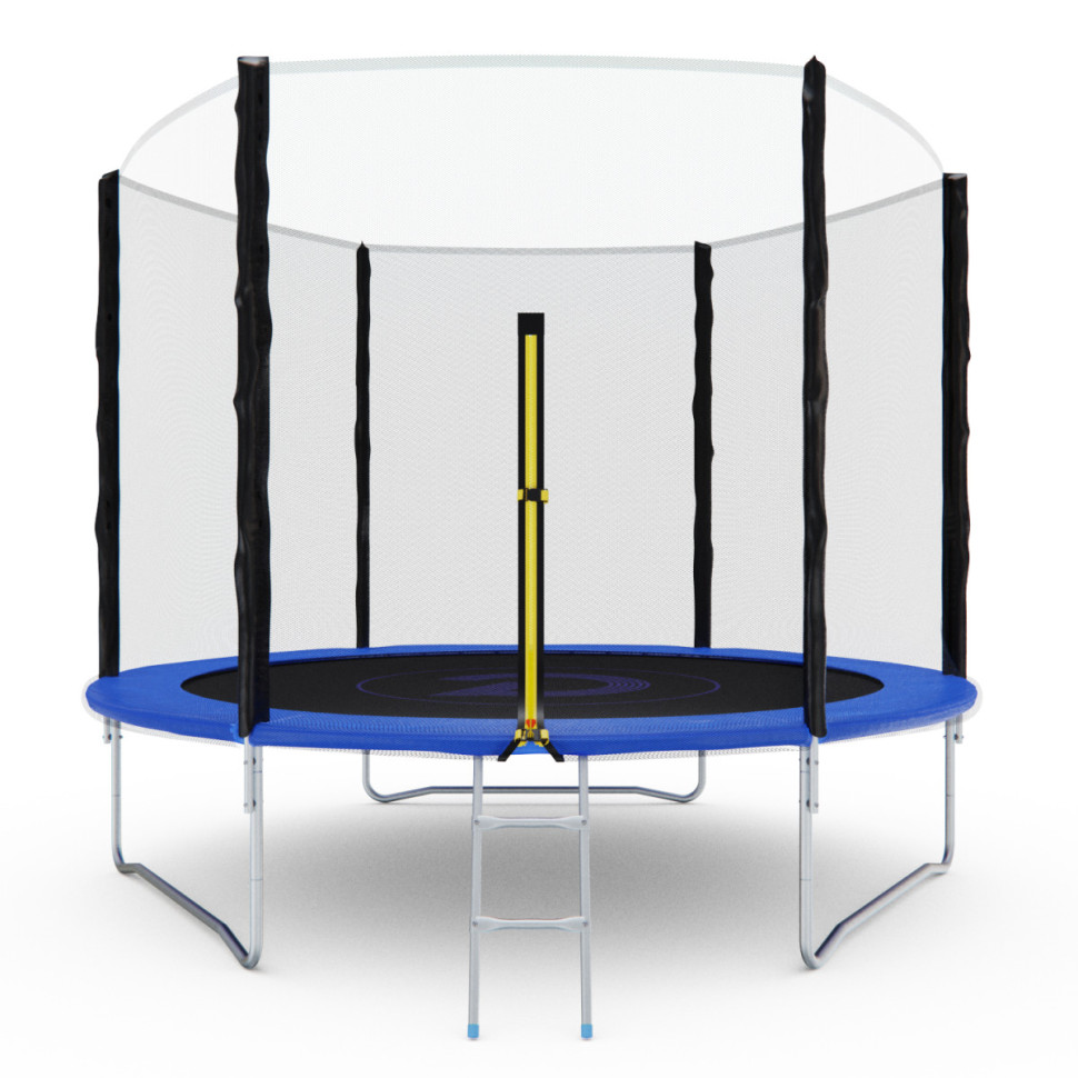 Батут с сеткой DFC PELPO 10ft с лестницей, BLUE