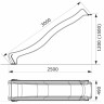 Горка волновая Babygarden BG-SDW300-Y 