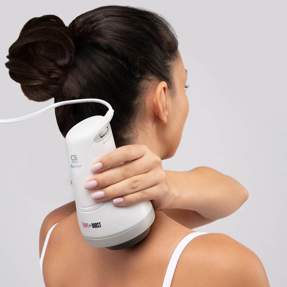 Массажер для тела CS Medica VibraPulsar CS-r10 Mini SHAPE x BOOST (белый)
