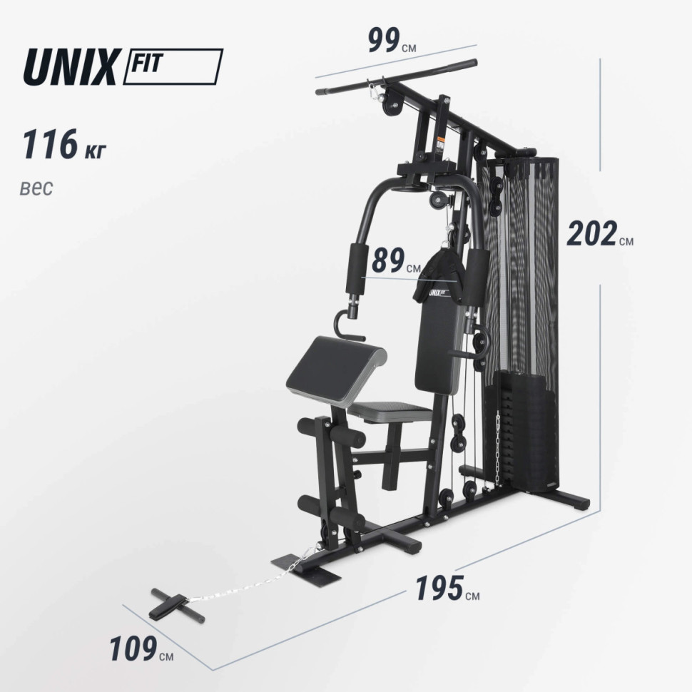 Силовой комплекс UNIX Fit BLOCK MAX