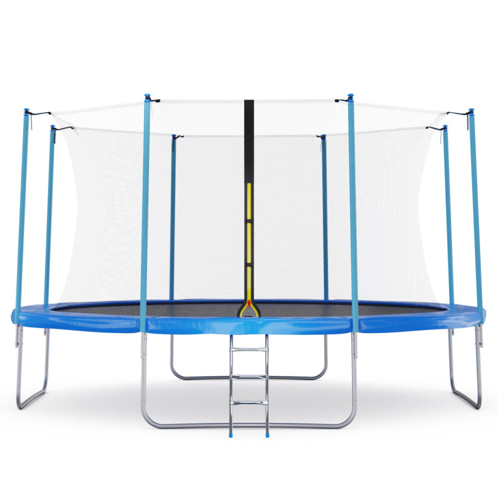 Батут 14FT blue с внутренней защитной сеткой