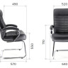 Кресло Everprof Orion CF Кожа Черный (EP-orion cf Leather Black)