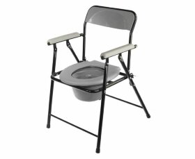 Кресло-туалет медицинский Barry, вариант исполнения Barry WC600 (черный) складной