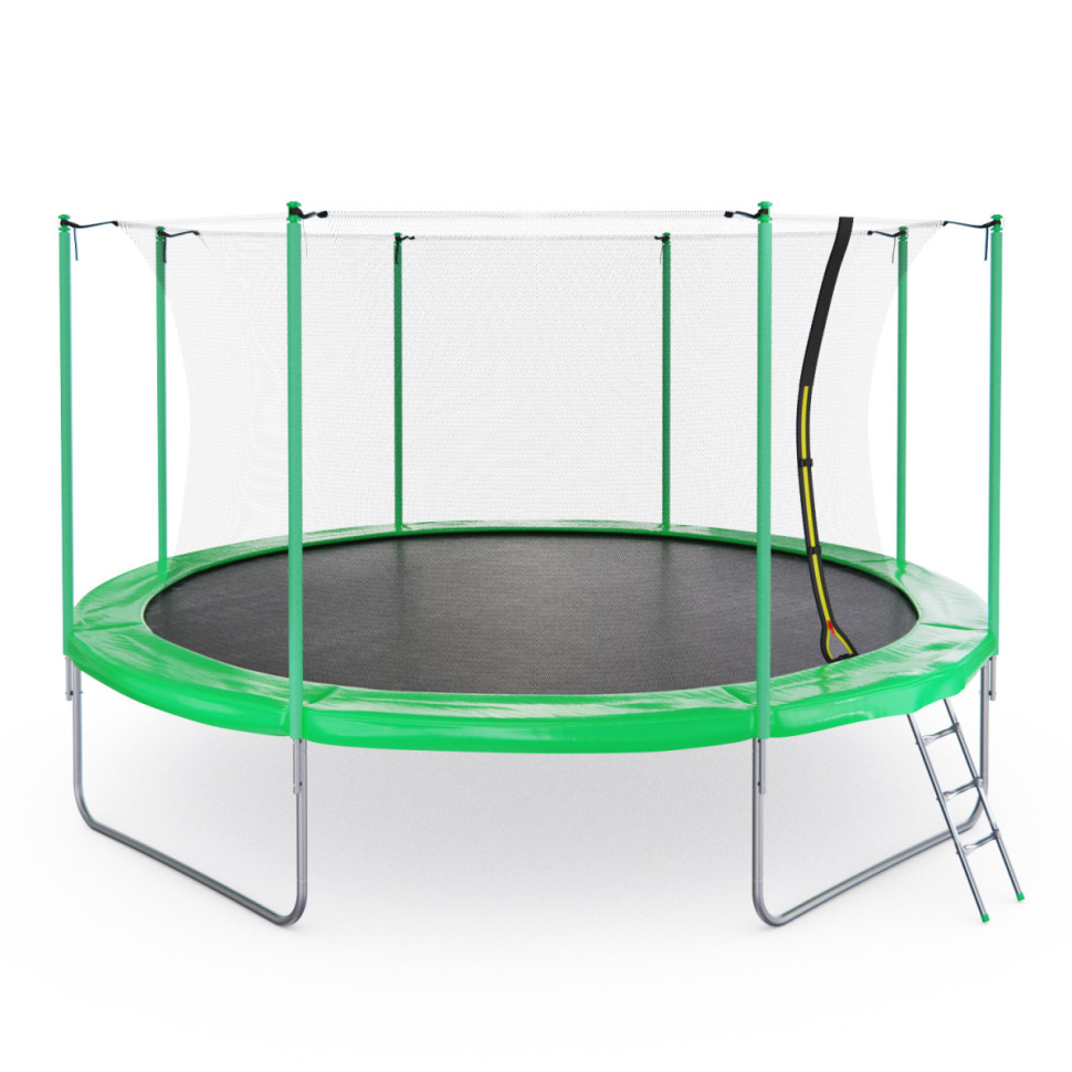 Батут 14FT green с внутренней защитной сеткой