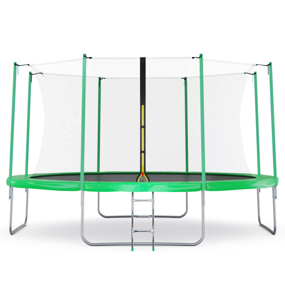 Батут 14FT green с внутренней защитной сеткой